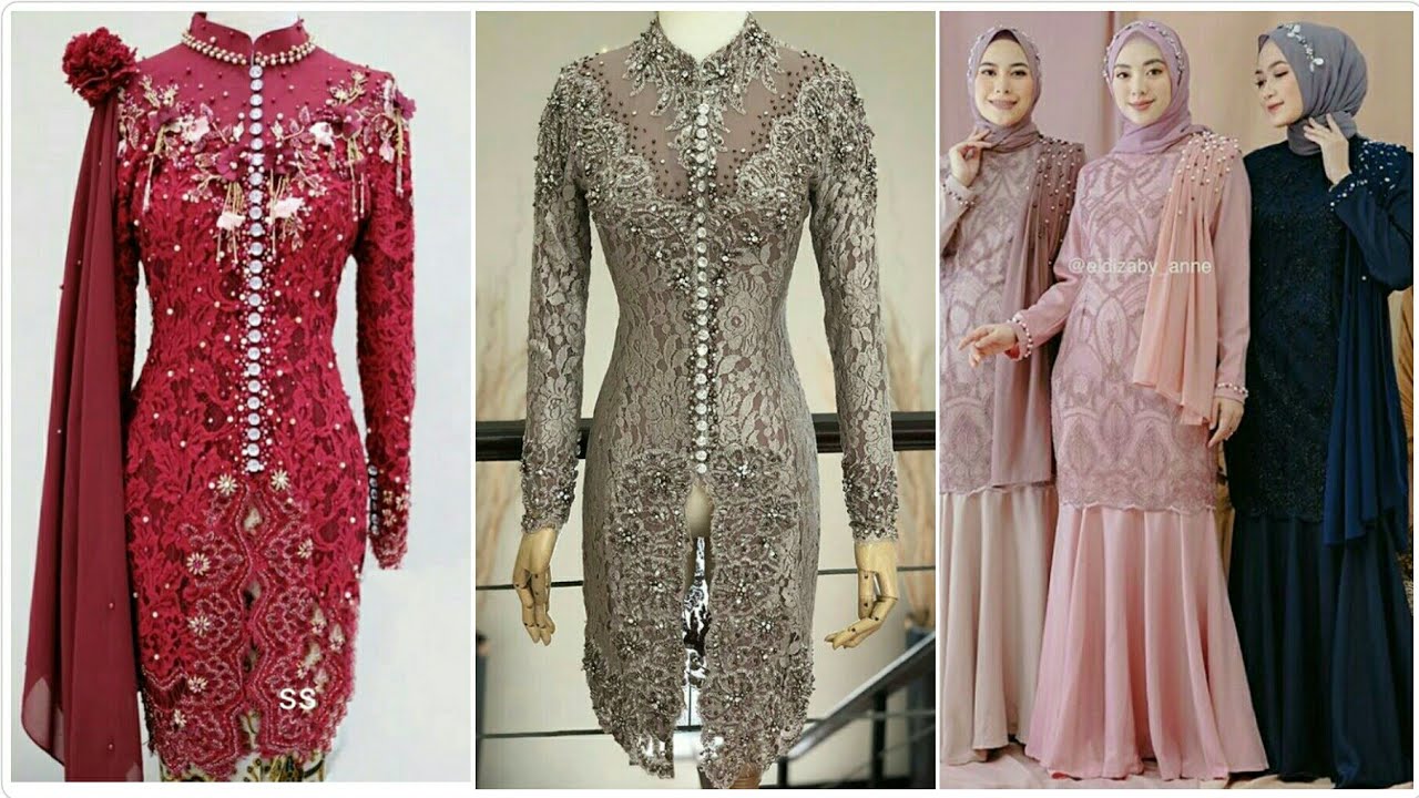 Detail Contoh Baju Kebaya Brokat Nomer 22