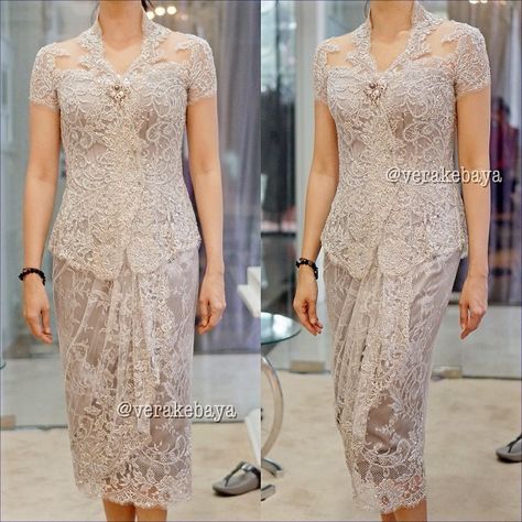 Detail Contoh Baju Kebaya Brokat Modern Nomer 13