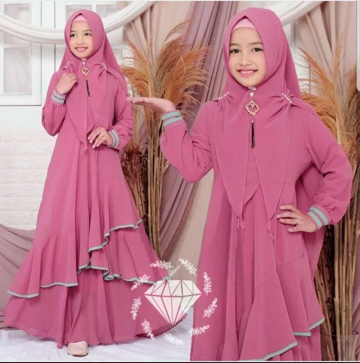 Detail Contoh Baju Muslim Anak Nomer 48