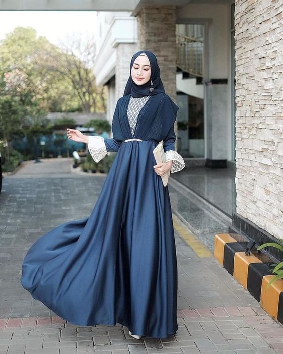 Detail Contoh Baju Pesta Muslim Nomer 35