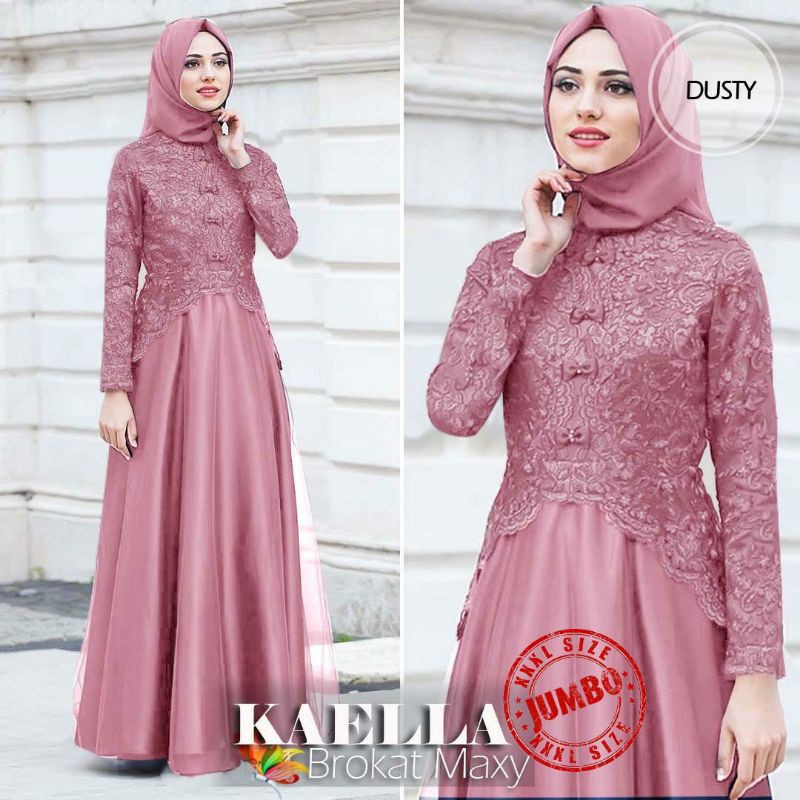 Detail Contoh Baju Pesta Muslim Nomer 39