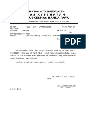 Detail Contoh Balasan Surat Resmi Nomer 25