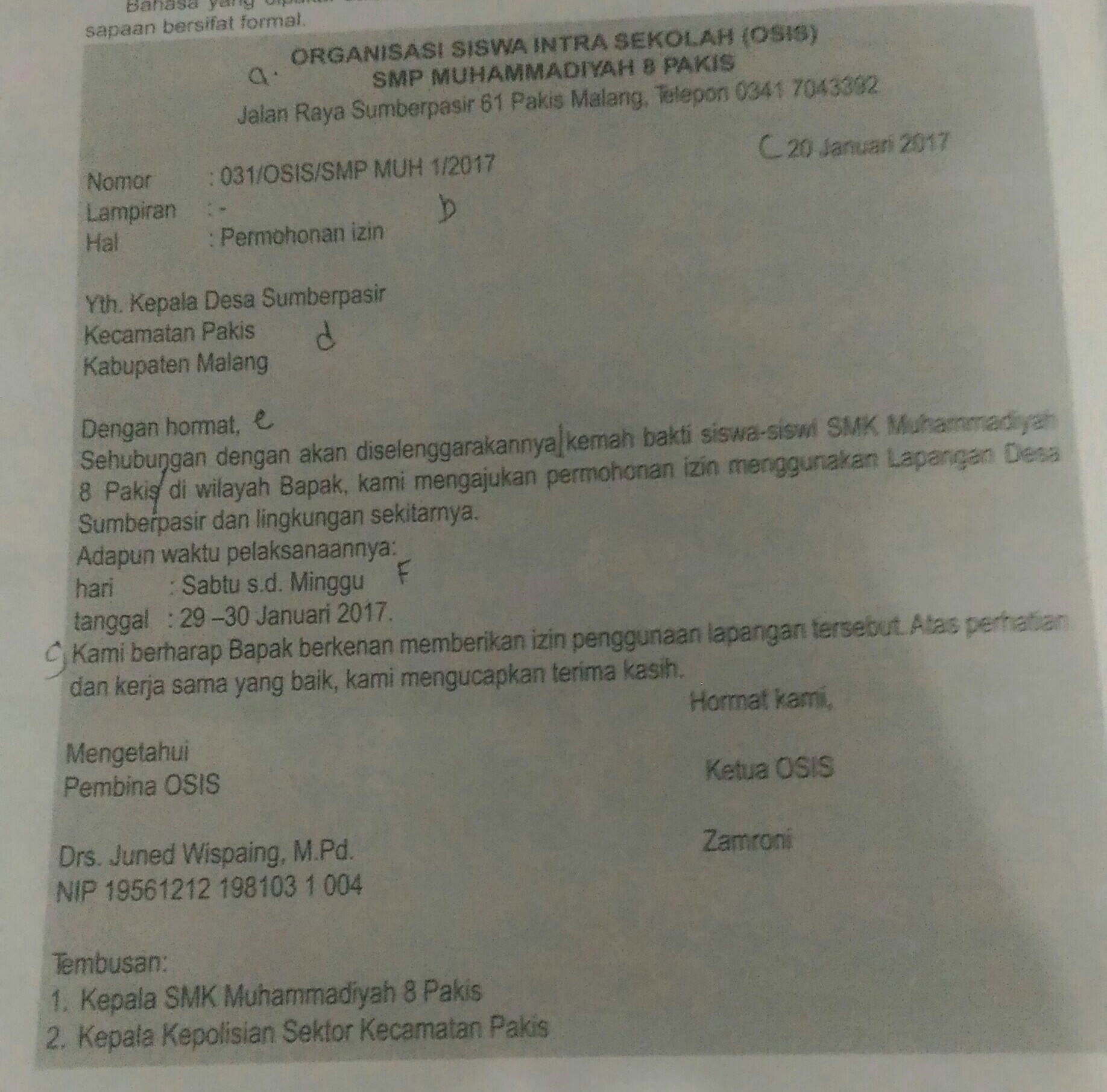 Detail Contoh Balasan Surat Resmi Nomer 52