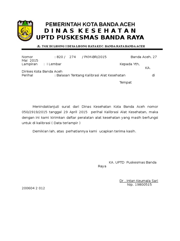 Detail Contoh Balasan Surat Resmi Nomer 10