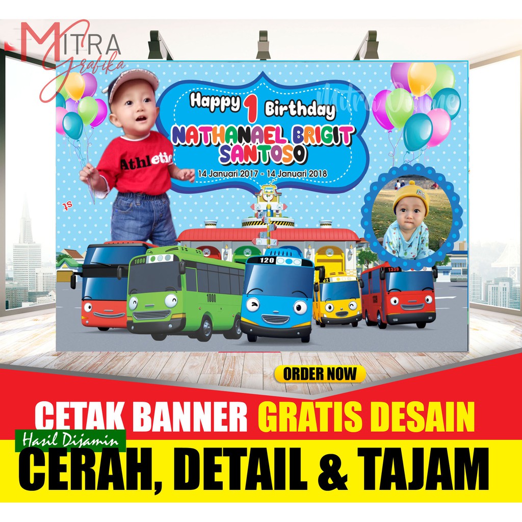 Contoh Baliho Ulang Tahun Anak - KibrisPDR