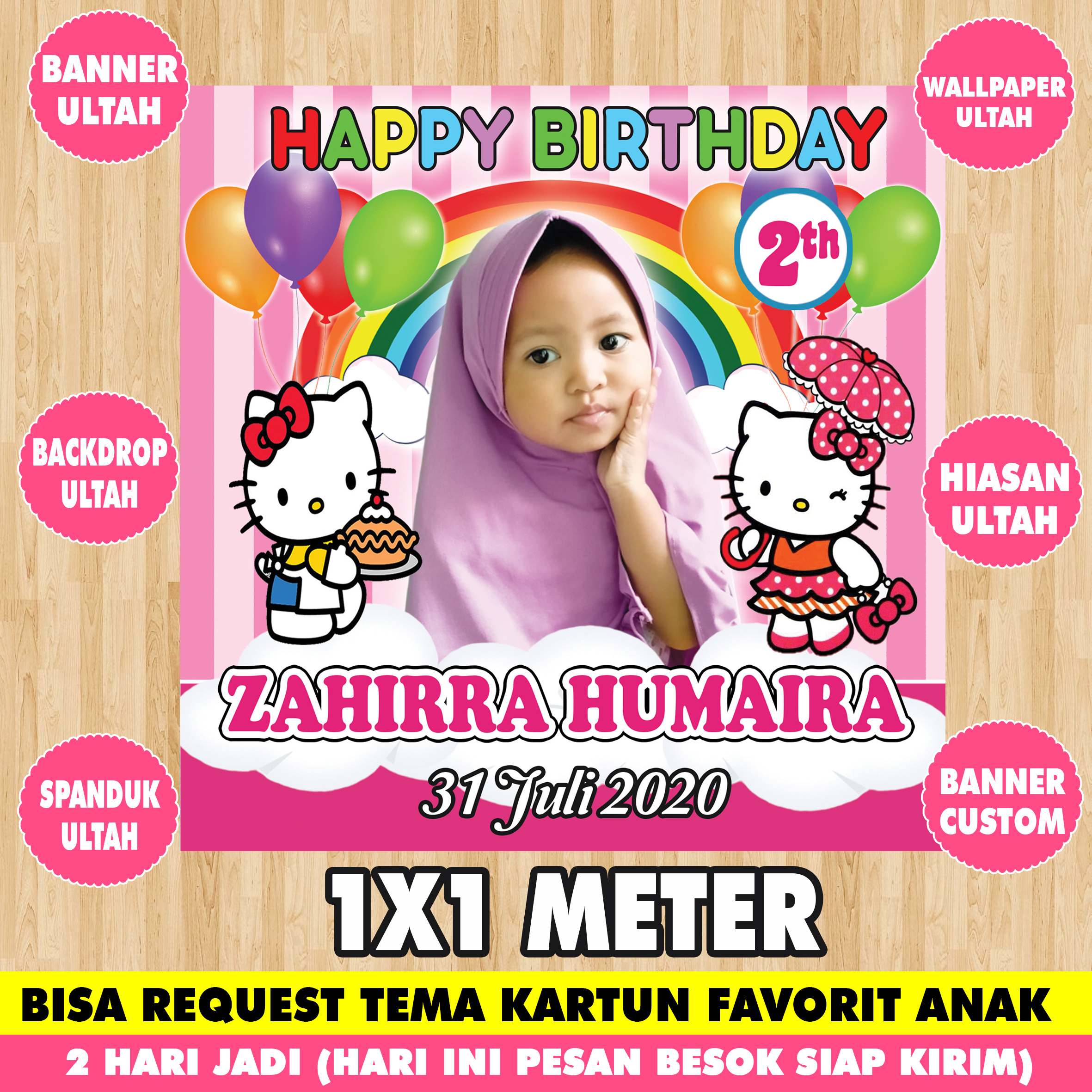 Detail Contoh Baliho Ulang Tahun Anak Nomer 2