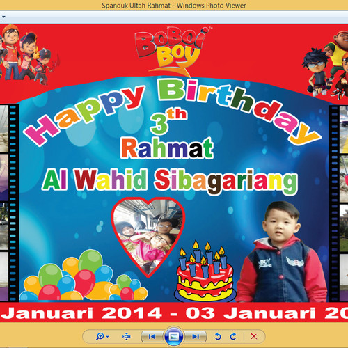 Detail Contoh Baliho Ulang Tahun Anak Nomer 13
