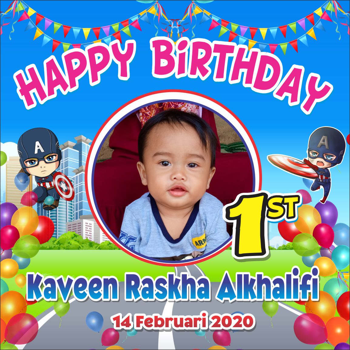 Detail Contoh Baliho Ulang Tahun Anak Nomer 20