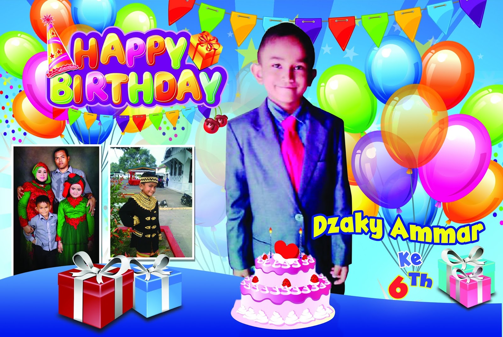 Detail Contoh Baliho Ulang Tahun Anak Nomer 29