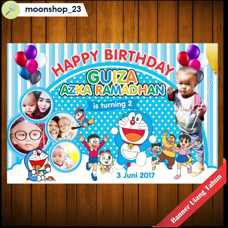 Detail Contoh Baliho Ulang Tahun Anak Nomer 9