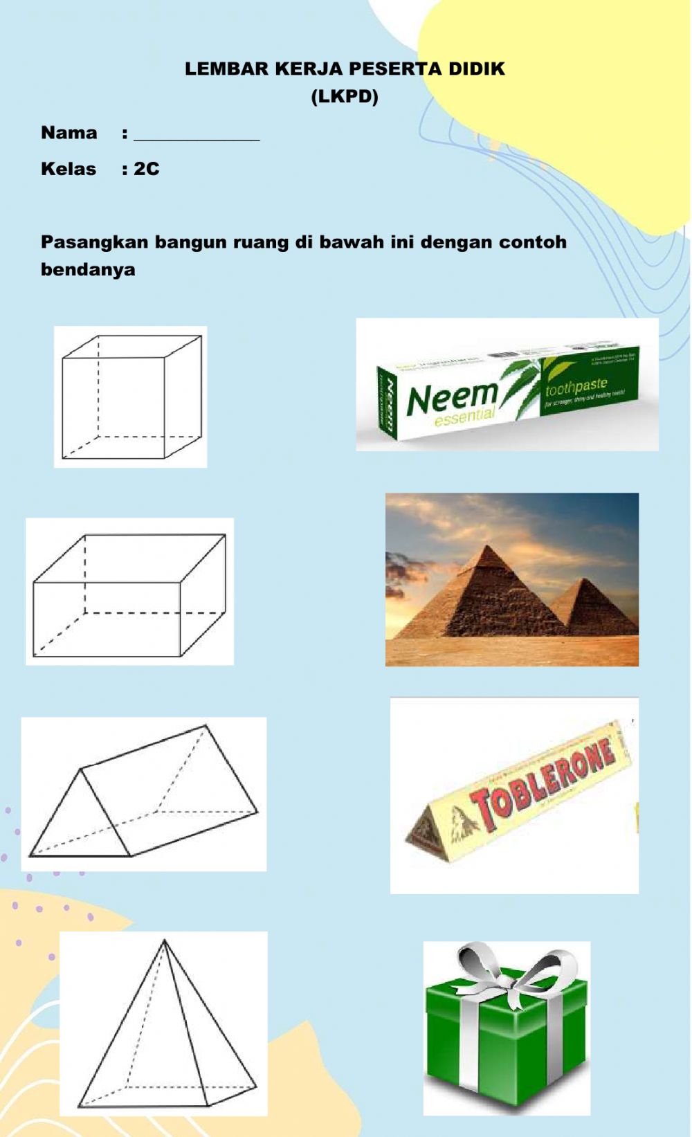 Detail Contoh Bangun Ruang Nomer 13