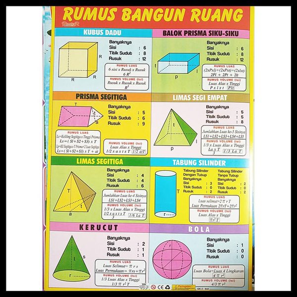 Detail Contoh Bangun Ruang Nomer 8