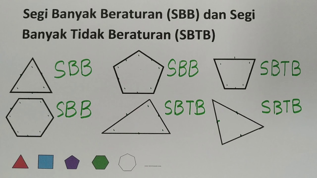 Detail Contoh Bangun Segi Banyak Tidak Beraturan Nomer 7