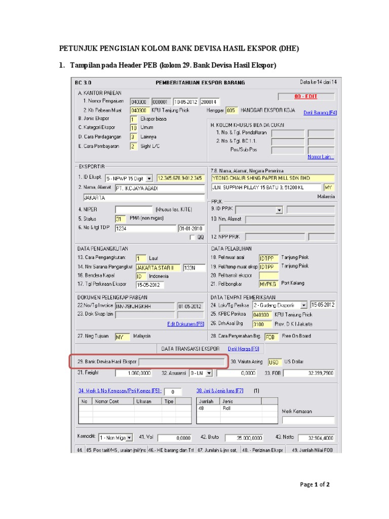 Detail Contoh Bank Devisa Nomer 12