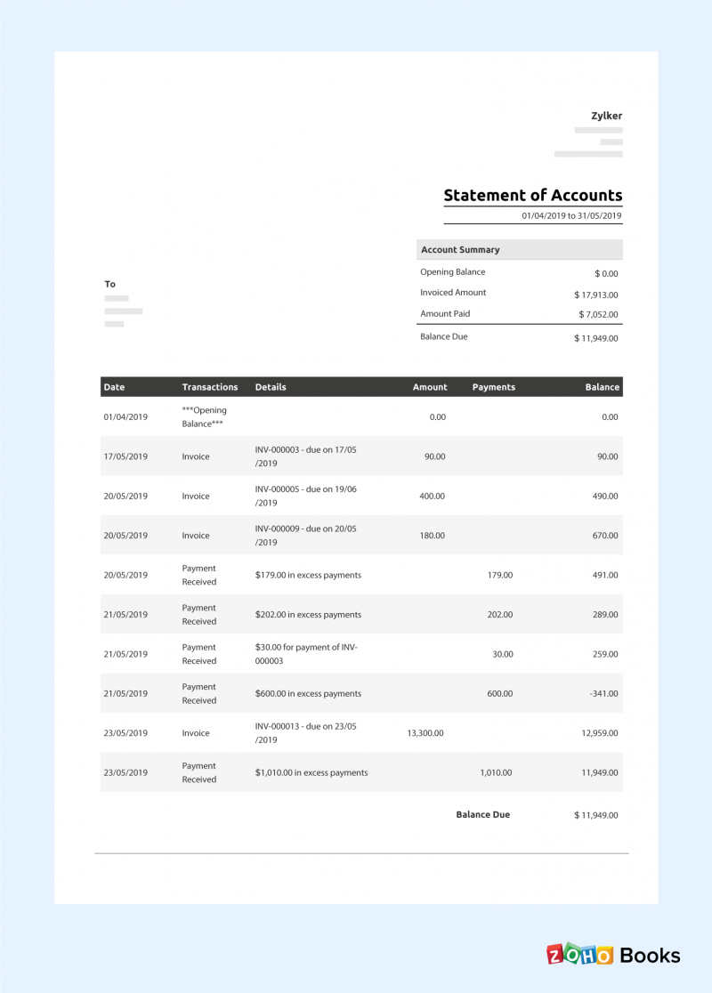 Detail Contoh Bank Statement Nomer 11