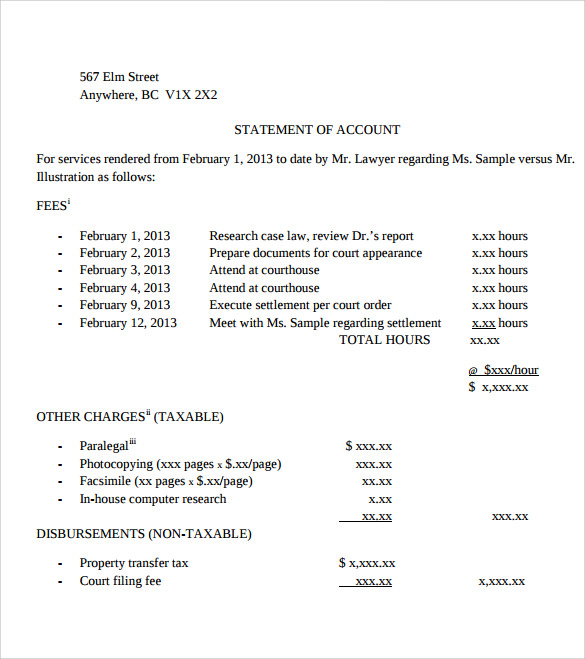 Detail Contoh Bank Statement Nomer 14