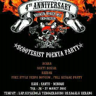 Detail Contoh Banner Anniversary Club Motor Nomer 40