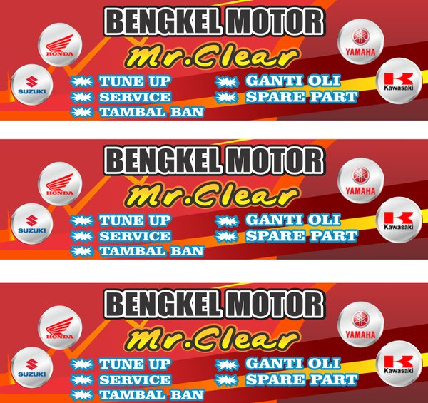 Detail Contoh Banner Bengkel Cat Nomer 30