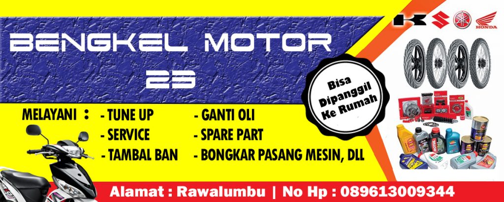 Detail Contoh Banner Bengkel Cat Nomer 45