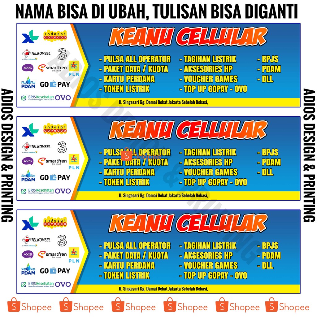 Detail Contoh Banner Counter Hp Nomer 12