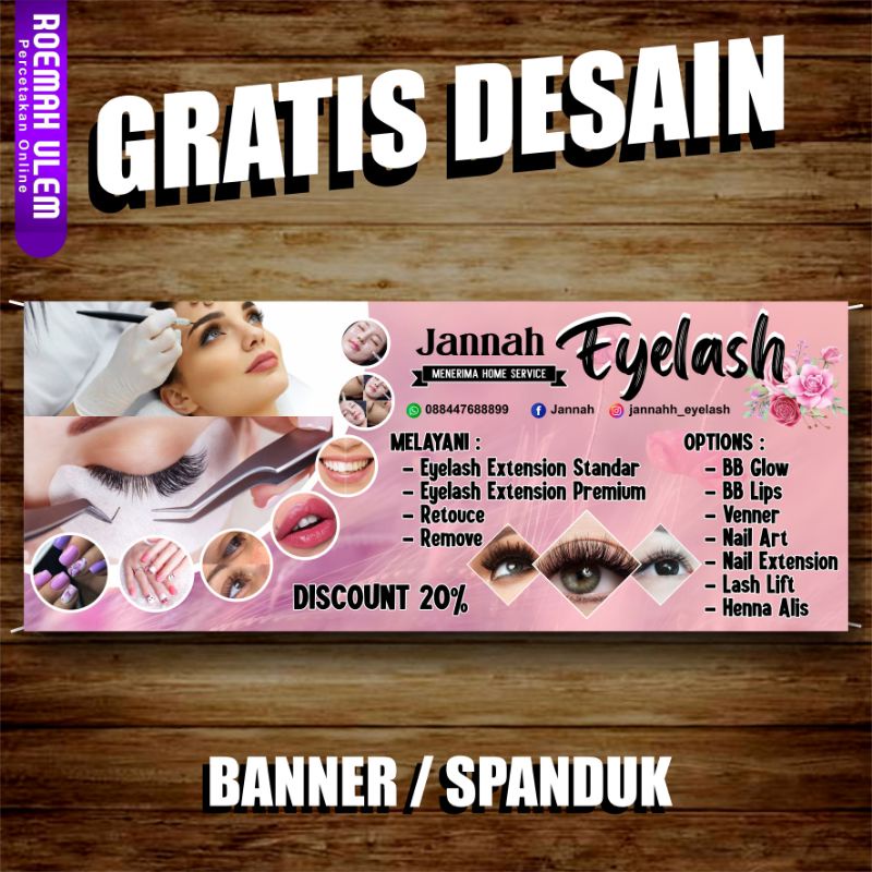 Detail Contoh Banner Eyelash Extension Nomer 23