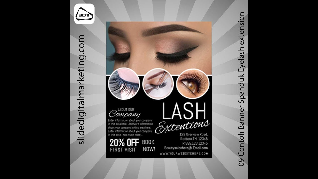 Detail Contoh Banner Eyelash Extension Nomer 55