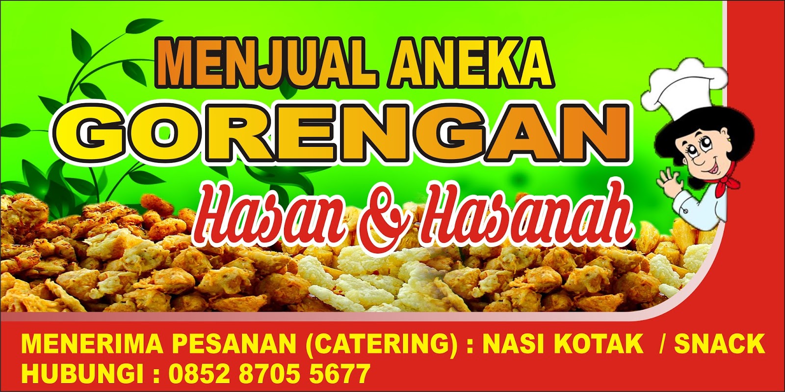 Contoh Banner Gorengan - 58+ Koleksi Gambar