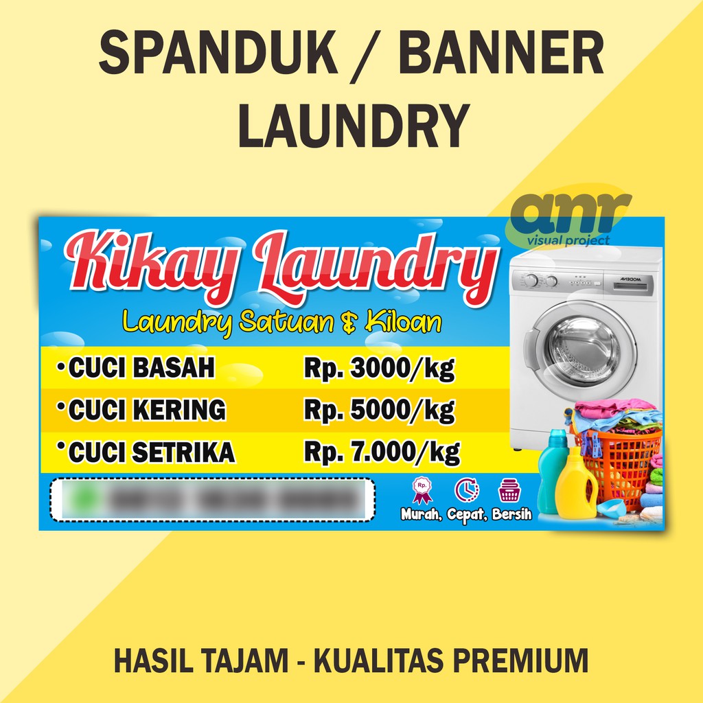 Detail Contoh Banner Laundry Nomer 2