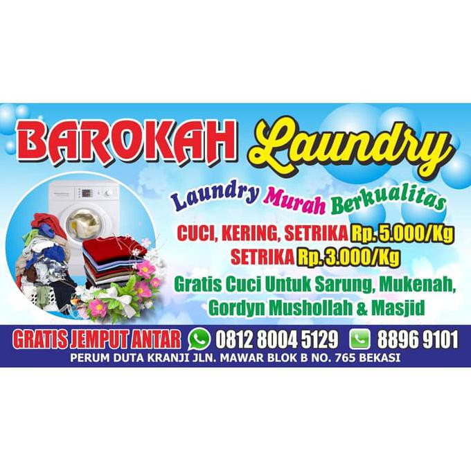 Detail Contoh Banner Laundry Nomer 11