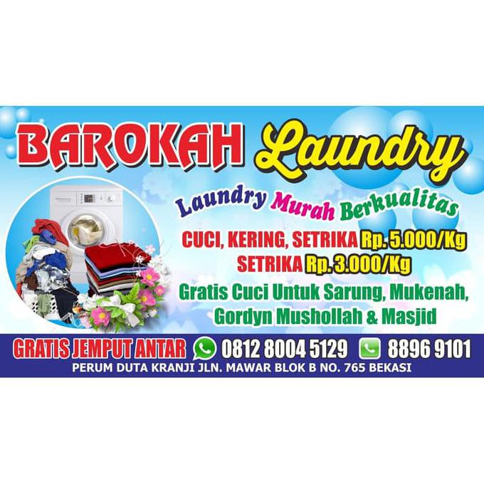 Detail Contoh Banner Laundry Koleksi Nomer 10