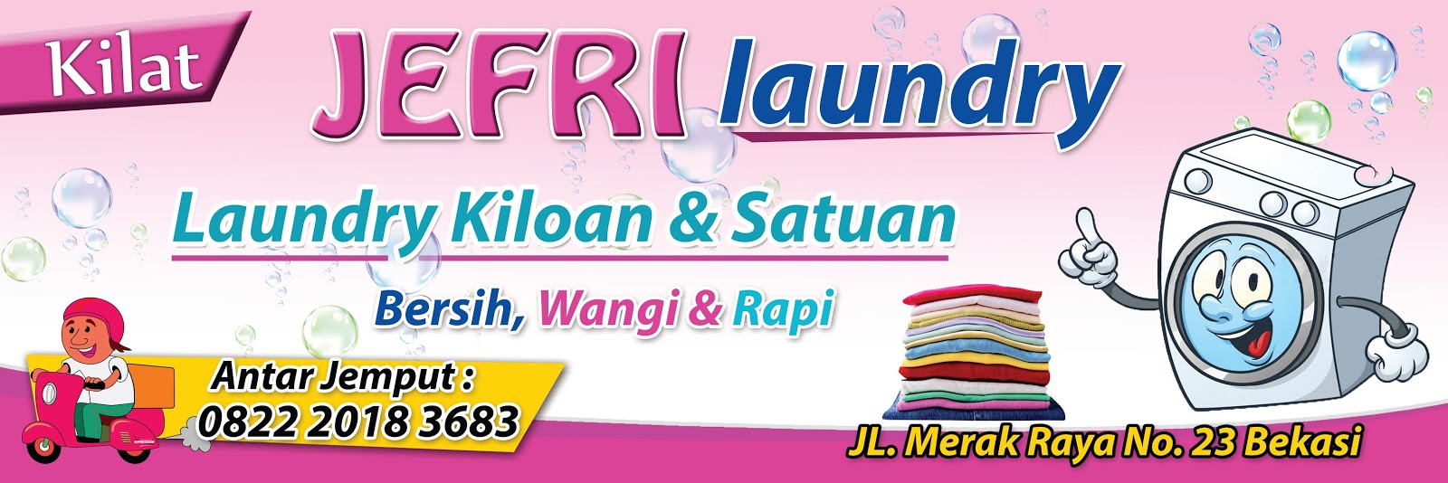 Detail Contoh Banner Laundry Nomer 14