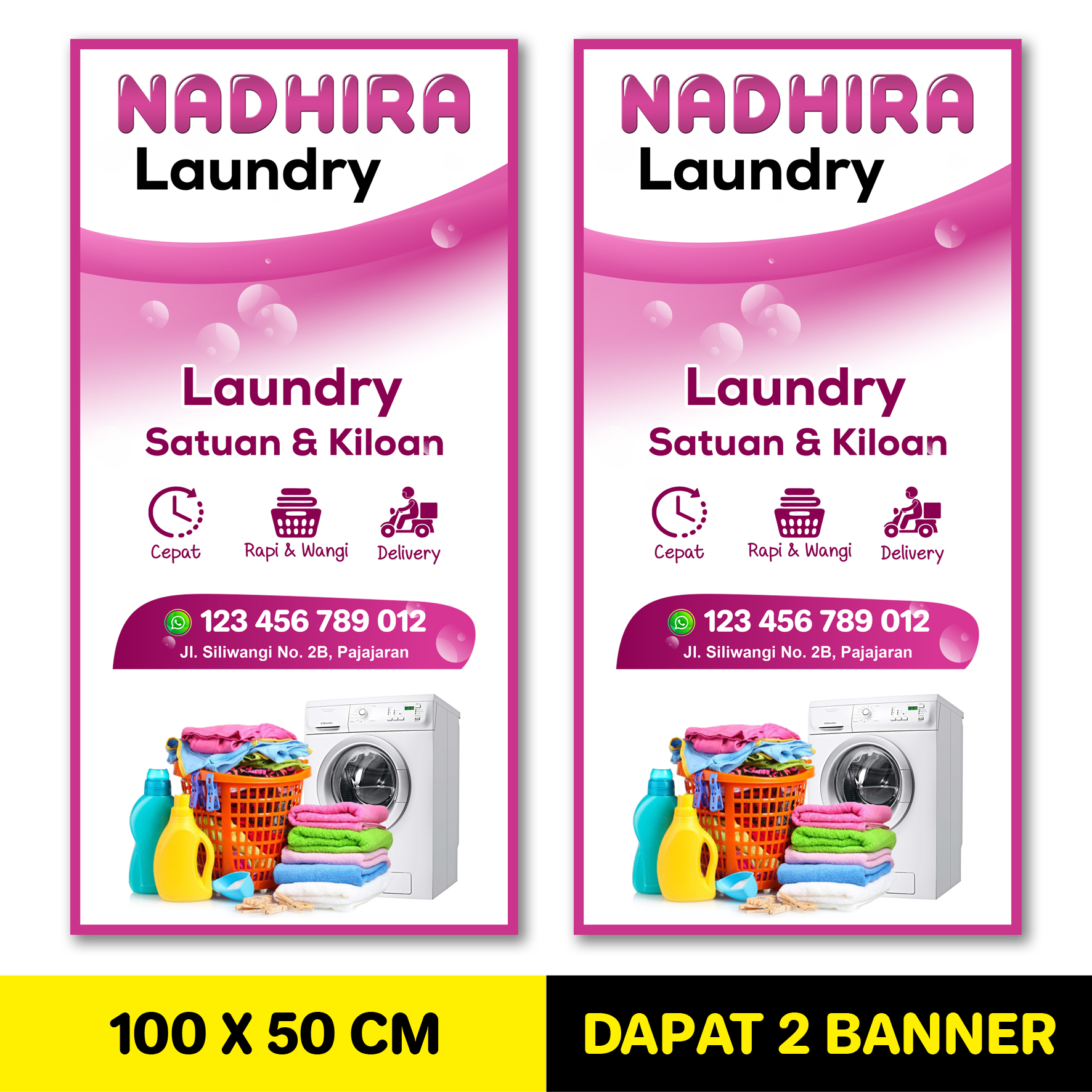 Detail Contoh Banner Laundry Nomer 26