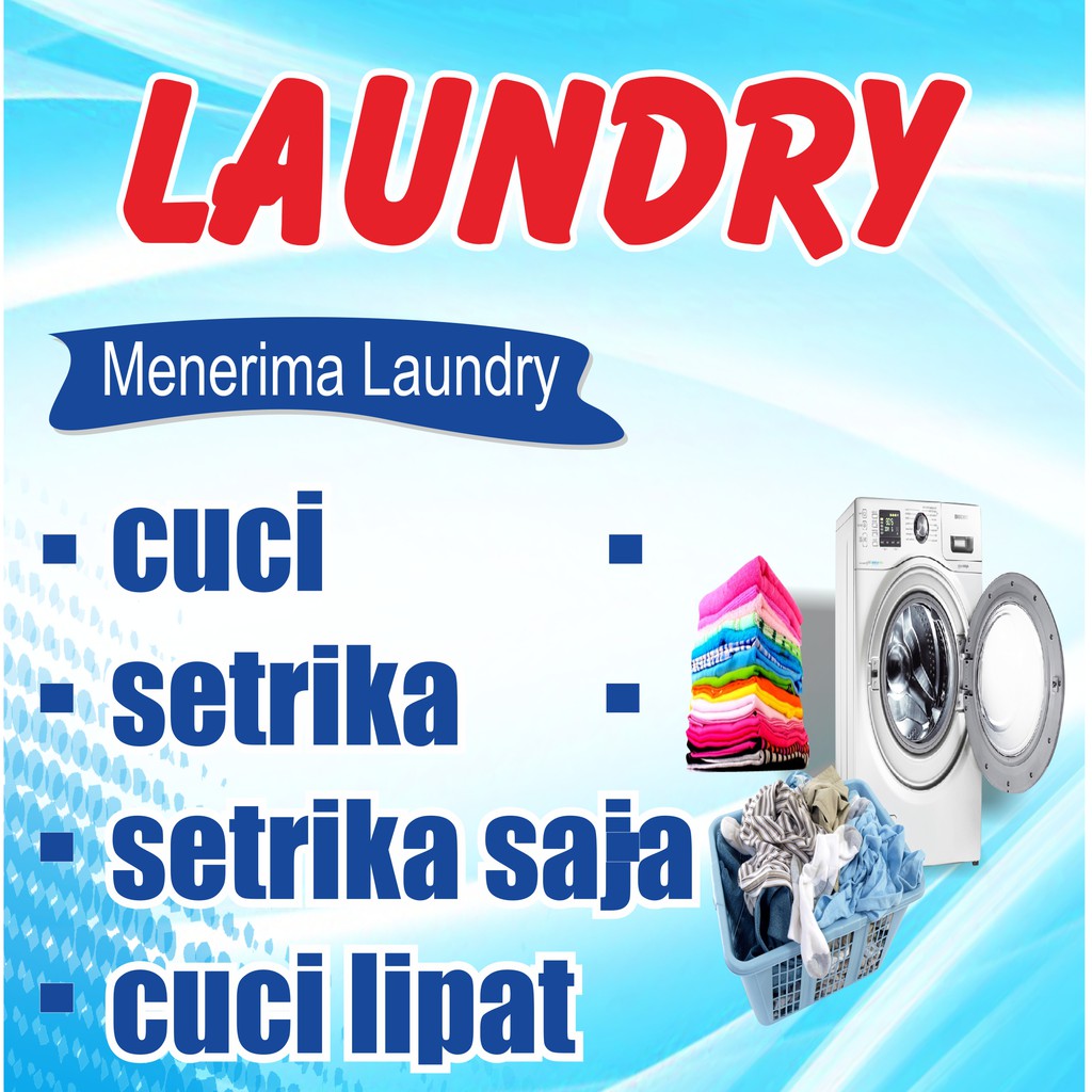 Detail Contoh Banner Laundry Nomer 47