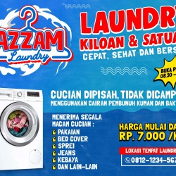 Detail Contoh Banner Laundry Nomer 8