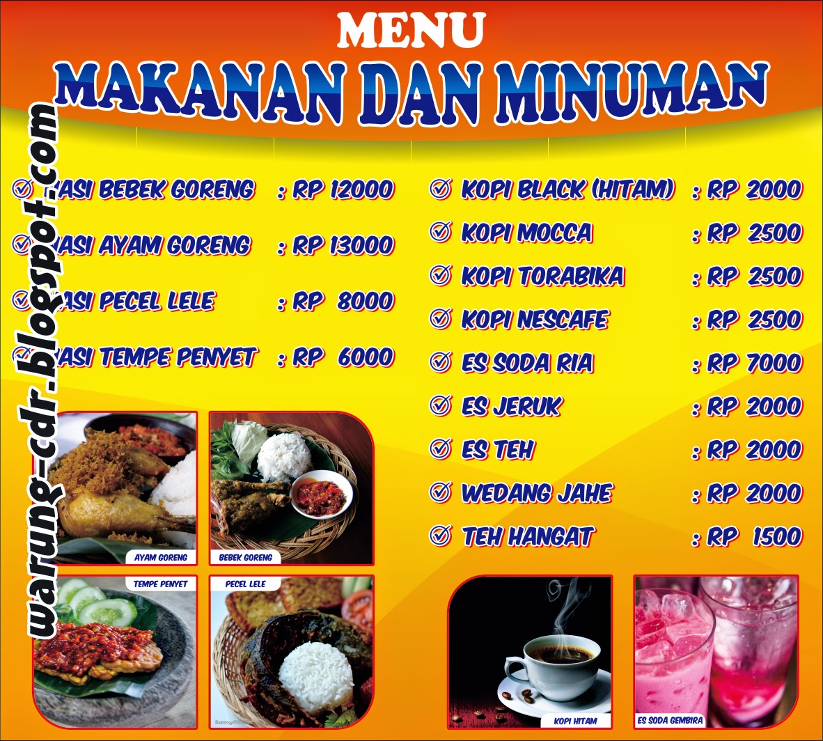 Detail Contoh Banner Makanan Dan Minuman Nomer 45