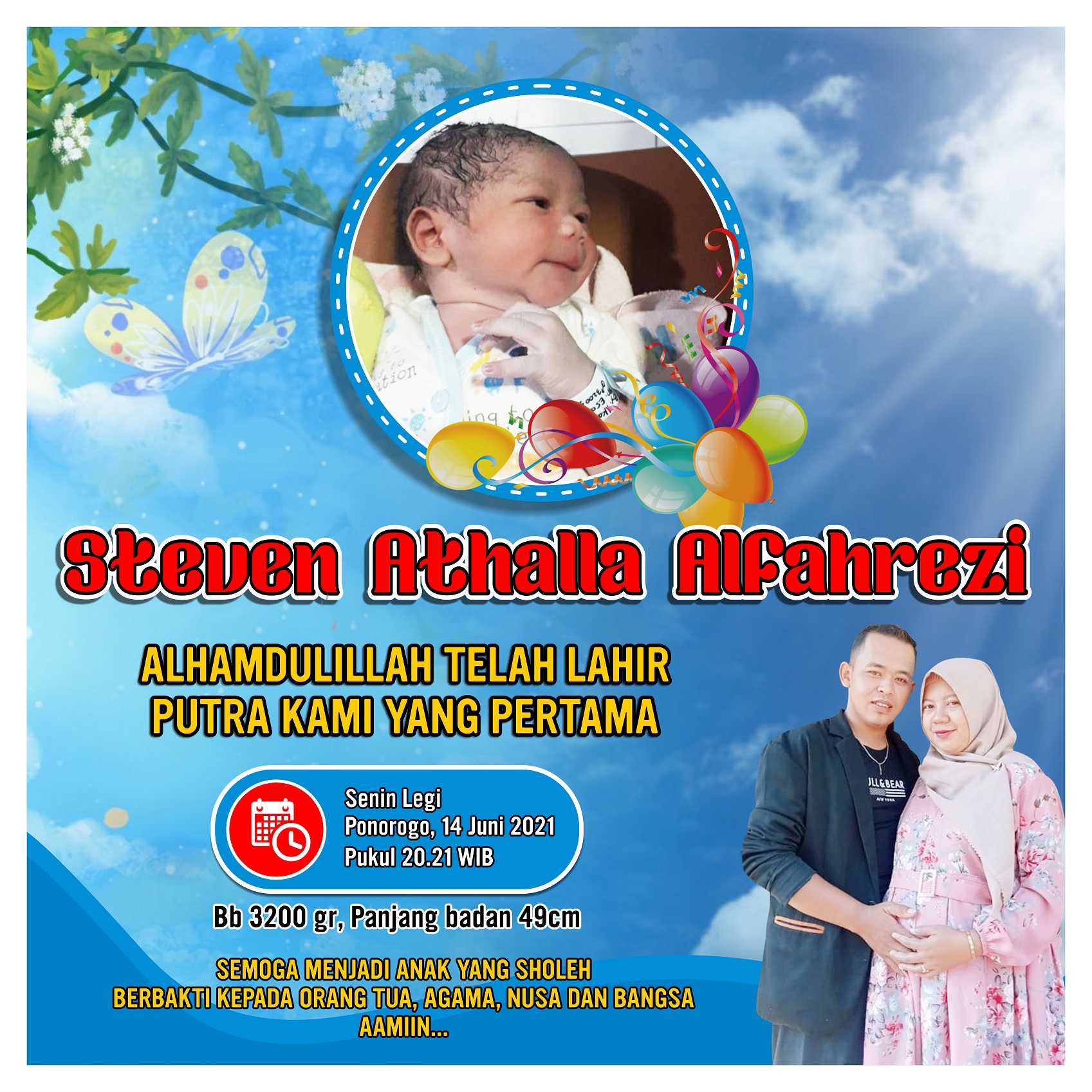 Detail Contoh Banner Nama Bayi Nomer 31