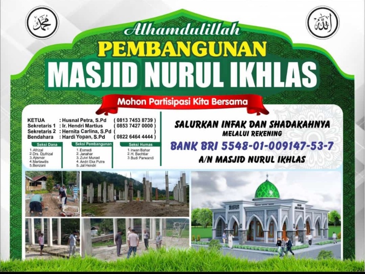 Detail Contoh Banner Pembangunan Masjid Nomer 20
