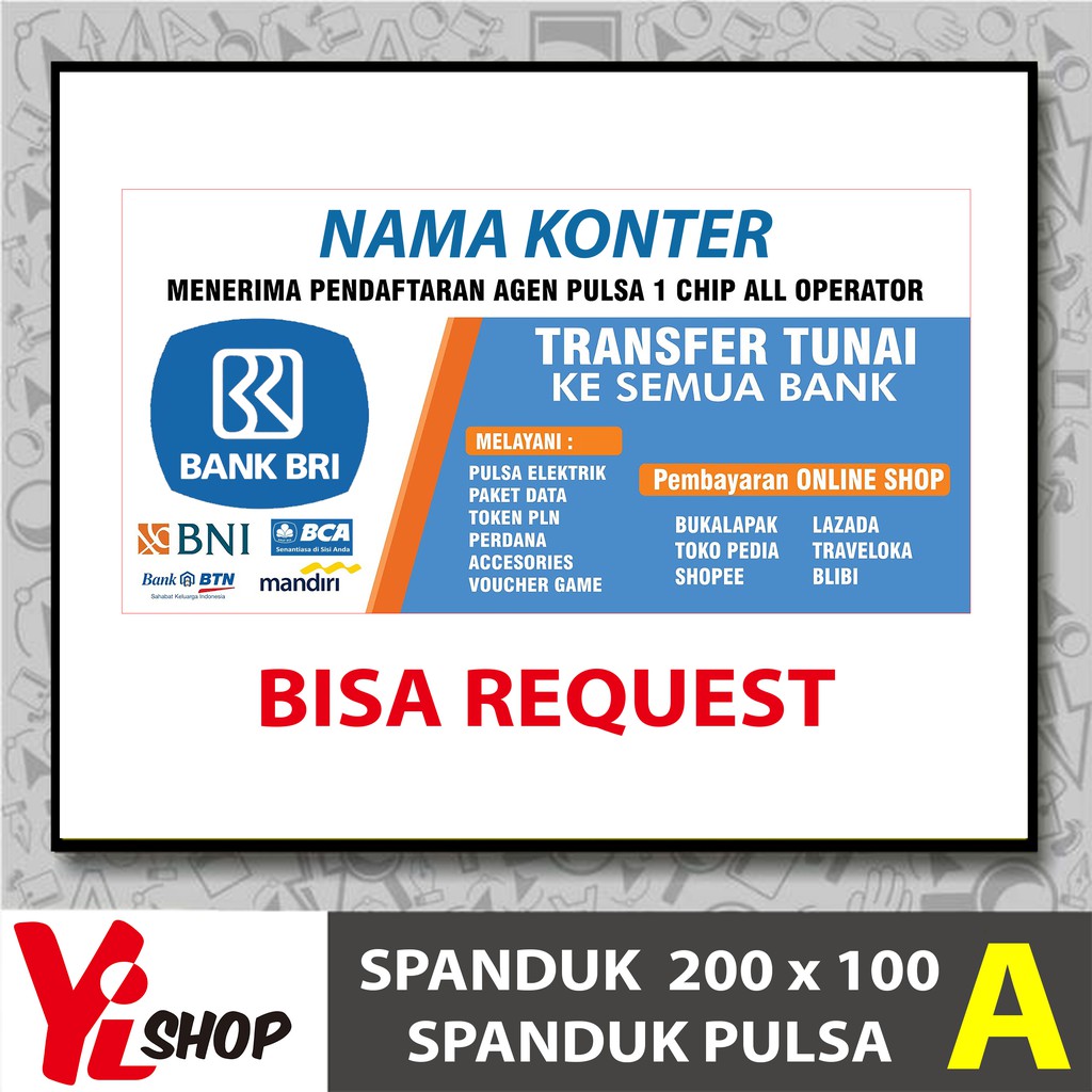 Detail Contoh Banner Pulsa Elektrik Nomer 22