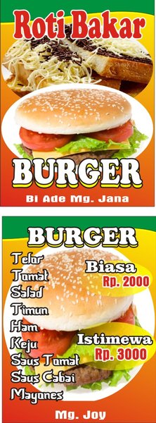 Detail Contoh Banner Roti Bakar Nomer 29