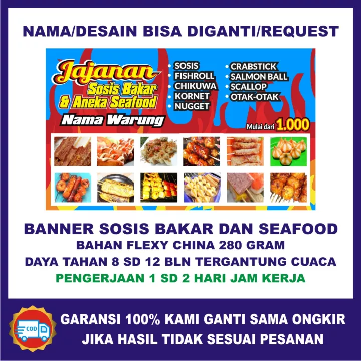 Detail Contoh Banner Sate Seafood Nomer 8