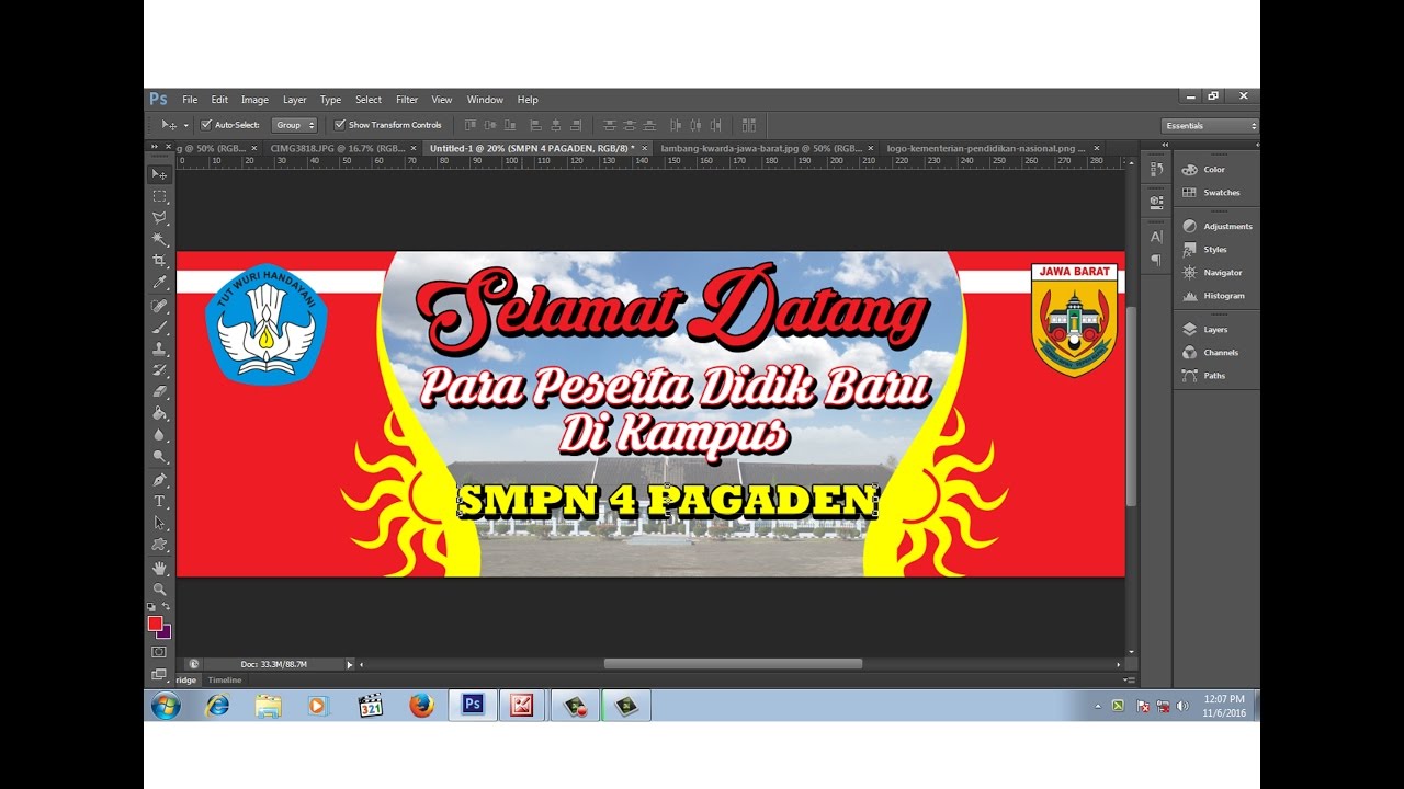 Detail Contoh Banner Selamat Datang Peserta Didik Baru Nomer 16