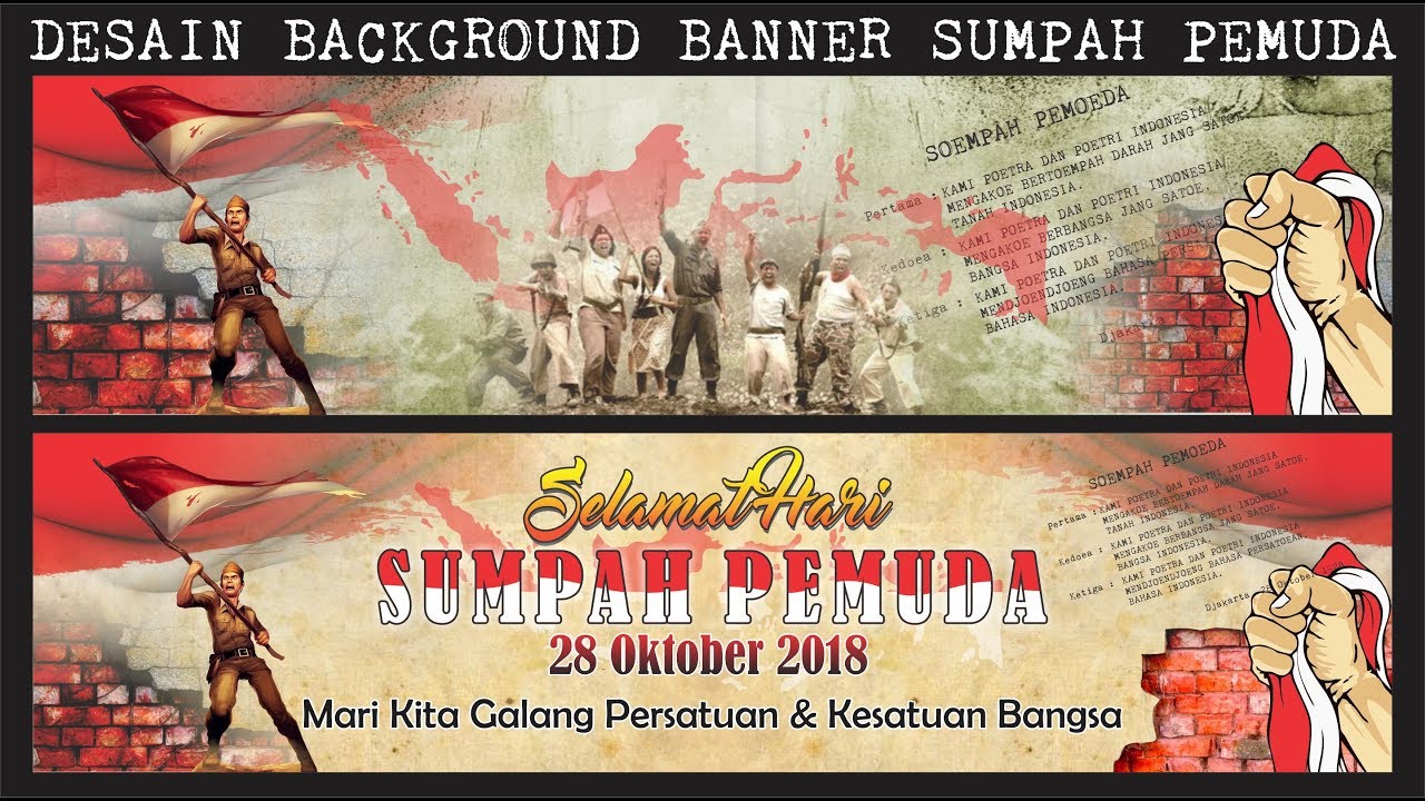 Detail Contoh Banner Sumpah Pemuda Nomer 9