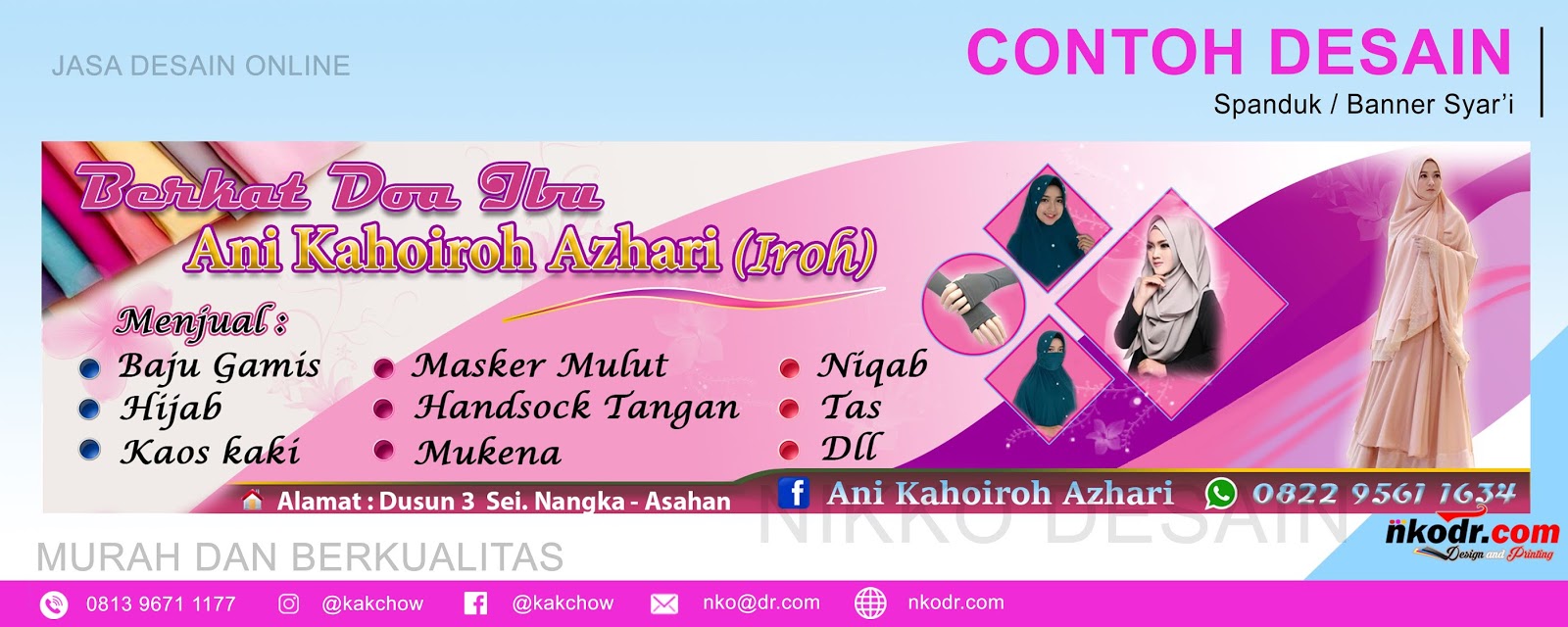 Detail Contoh Banner Toko Hijab Nomer 14