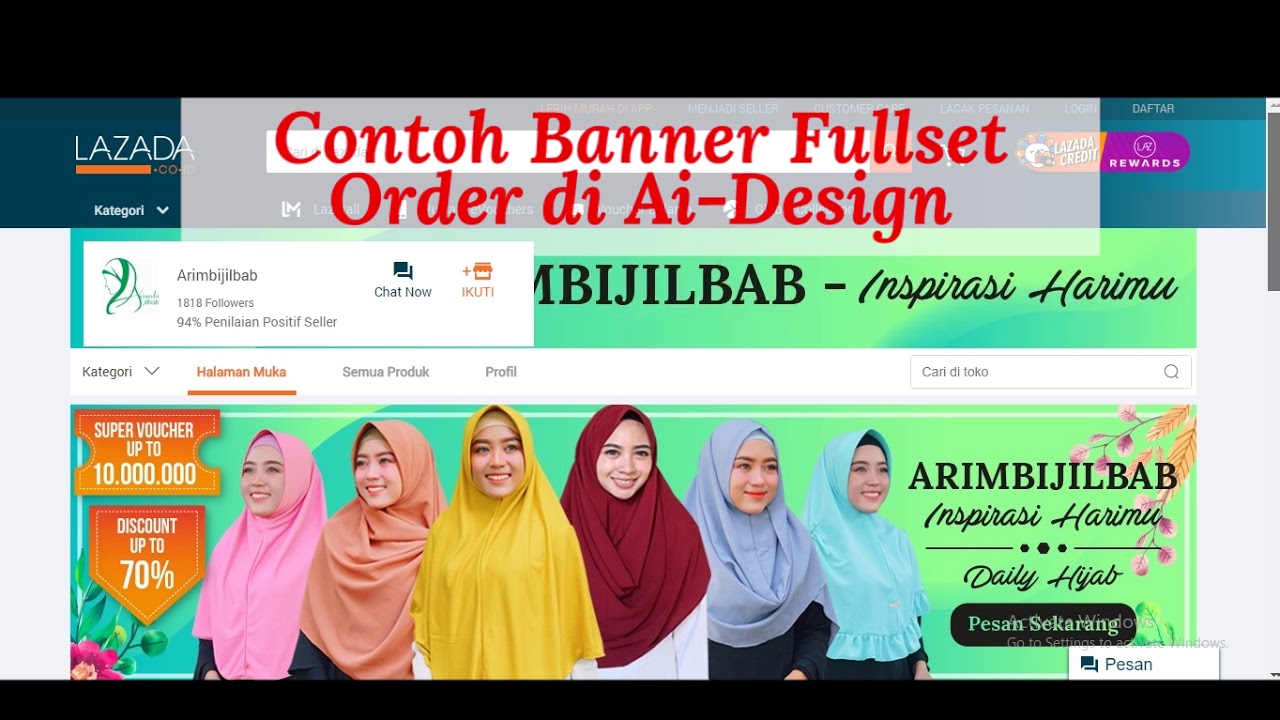 Detail Contoh Banner Toko Hijab Nomer 55