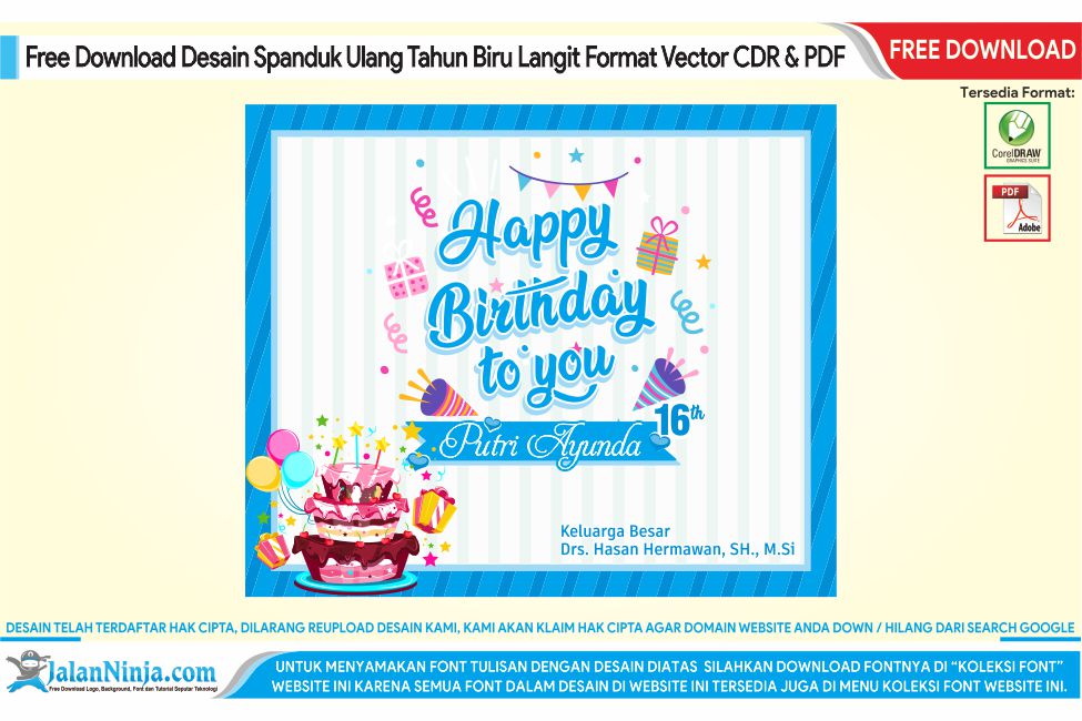 Detail Contoh Banner Ulang Tahun Nomer 40