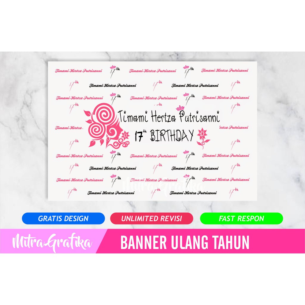Detail Contoh Banner Ulang Tahun Nomer 54