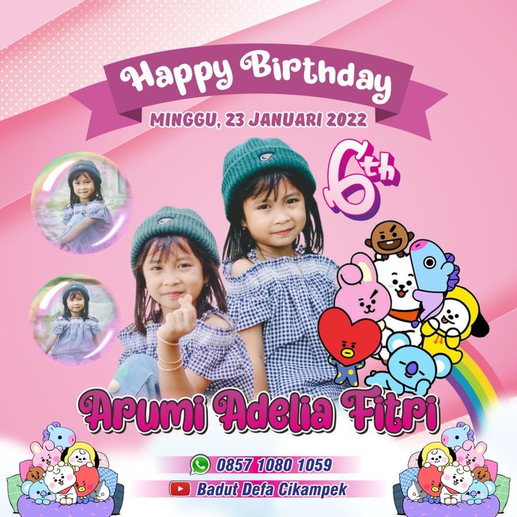 Detail Contoh Banner Ulang Tahun Anak Perempuan Nomer 26