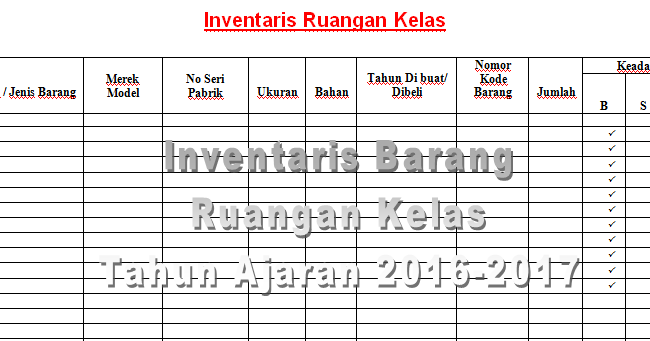 Detail Contoh Barang Inventaris Nomer 45