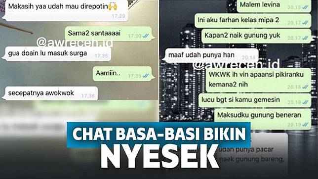 Detail Contoh Basa Basi Chat Nomer 10