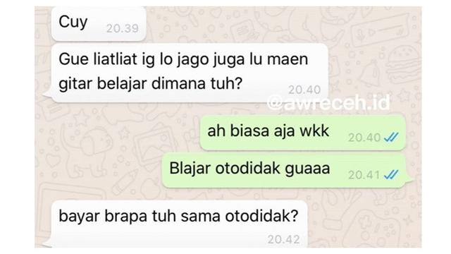 Detail Contoh Basa Basi Chat Nomer 13